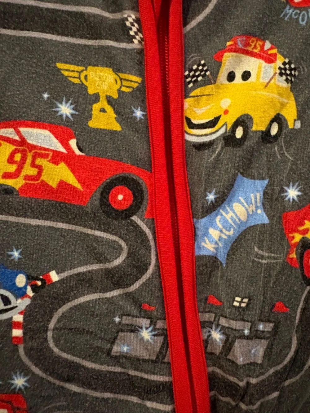 Little Sleepies Cars Piston Cup Zippy
